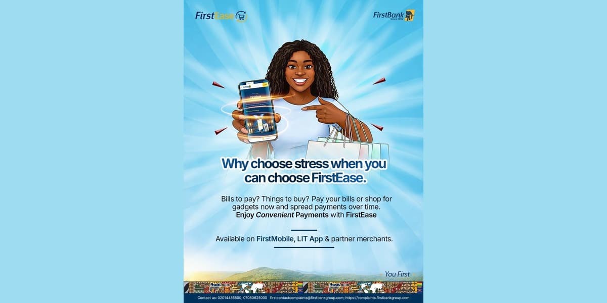 FirstEase : FirstBank structure le paiement fractionné